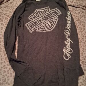 Harley-Davidson Dark Gray Long Sleeve Tee